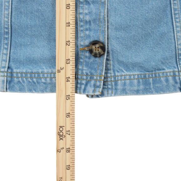 BDG Urban Outfitters Woman's Denim Mini Skirt Size M Horn-Button Front Y2K - Picture 7 of 7